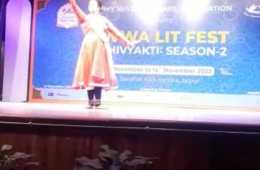 Kathak performance by " Svadha group"  in Jawahar kala Kendra, Jaipur, November 2022