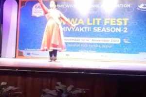 Kathak performance by " Svadha group"  in Jawahar kala Kendra, Jaipur, November 2022